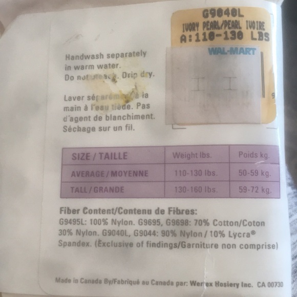 🇨🇦 MICROFIBRE LADIES TIGHTS - IVORY/PEARL - Picture 11 of 15